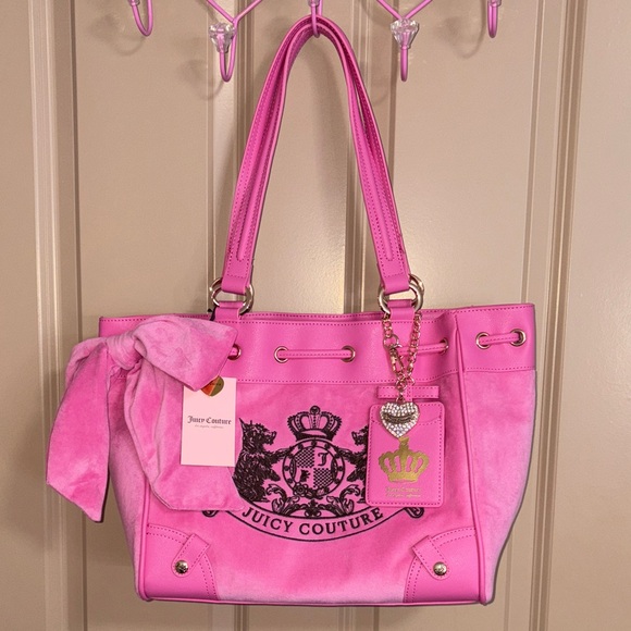 Juicy Couture Handbags - 💖 Juicy Couture Classic Scottie Dogs Tote Purse Daydreamer 💖